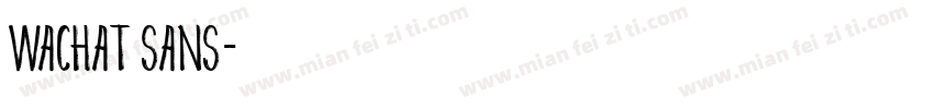 wachat sans字体转换
